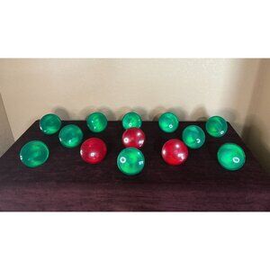 Flood Light Bulb Vintage Red Green Reflector Christmas Holiday Lights Mood Party